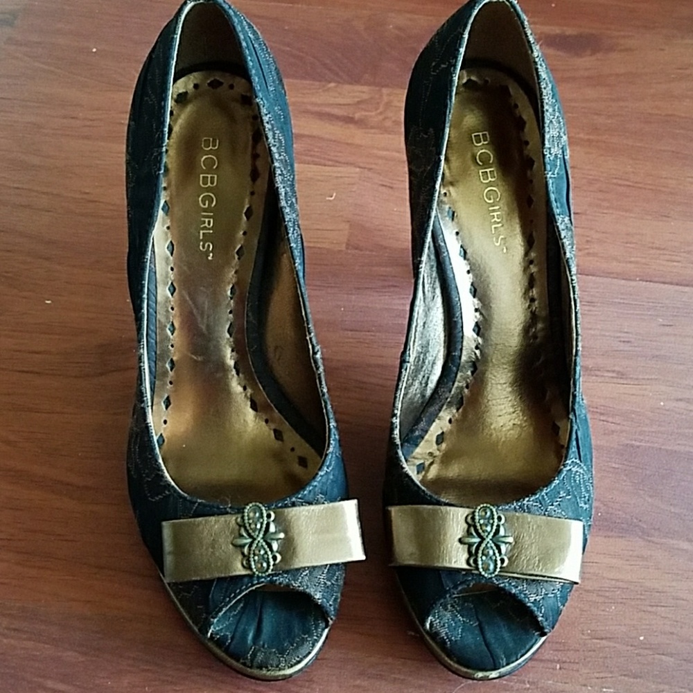 BCBG Peep Toe Heels