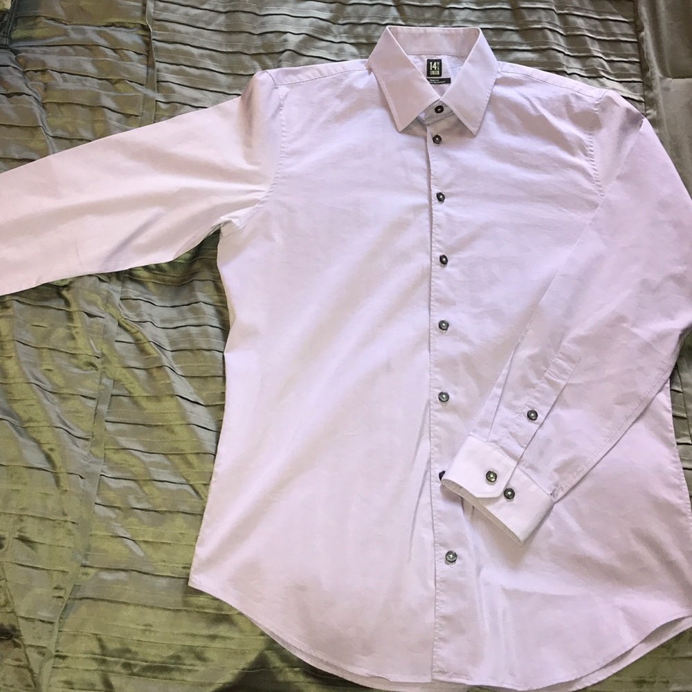 14th & Union light purple men's dress shirt.