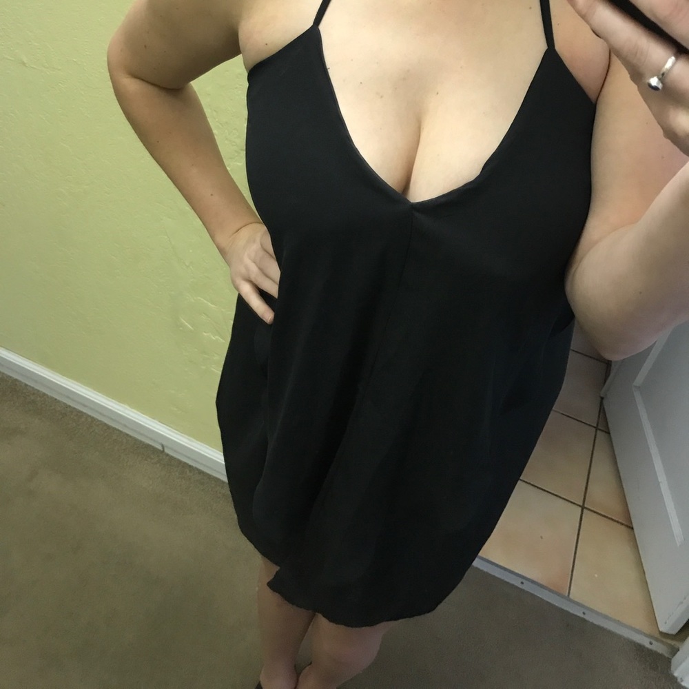 Black loose dress, medium, and brand new