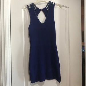 Blue shimmer dress