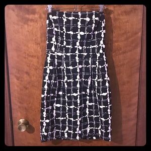 Express 2/4 cocktail strapless dress EUC black S