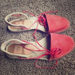 Dolce Vita ankle lace up espadrilles