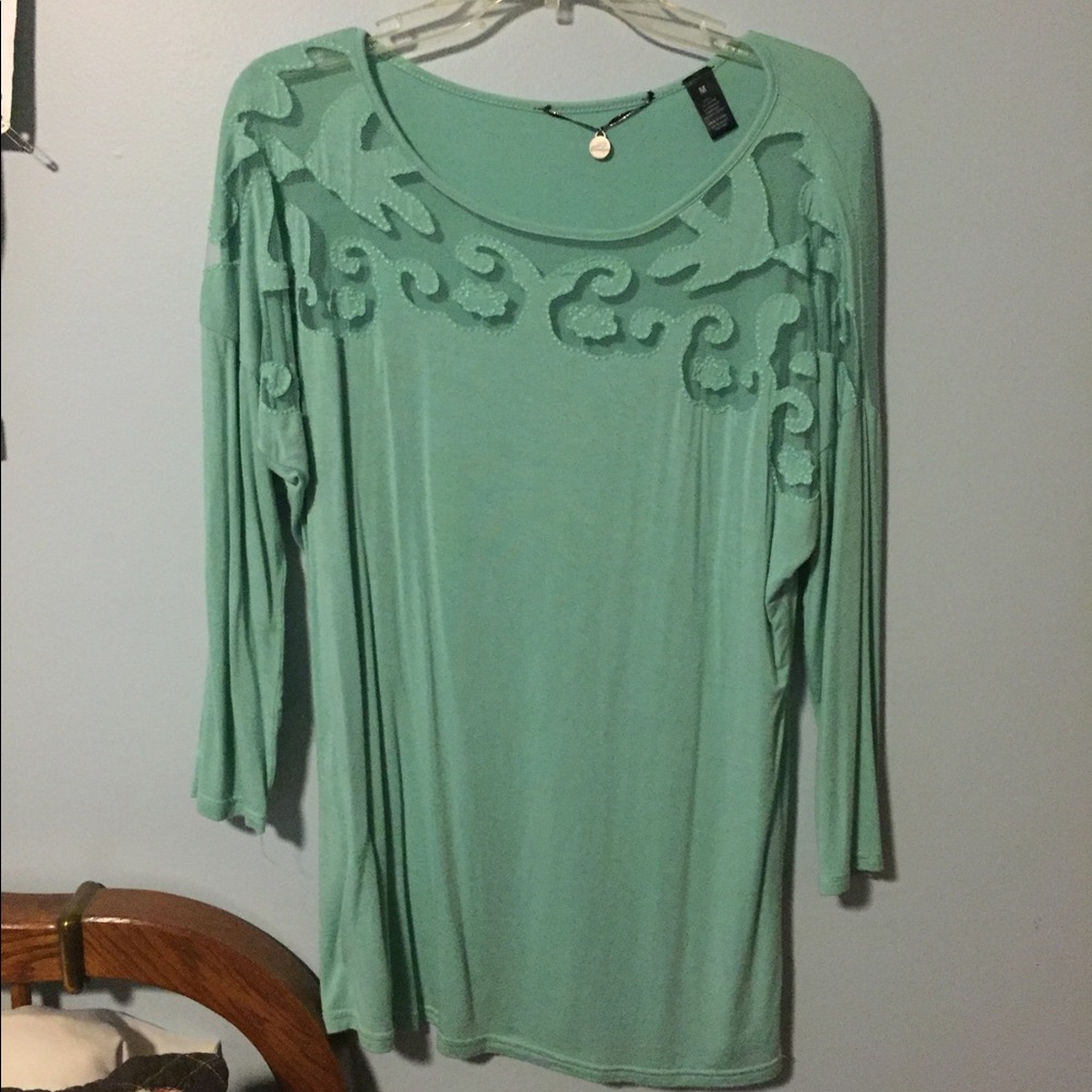 BKE Light Blue Blouse