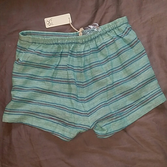 New spell designs island boho shorts turquoise XS - Picture 10 of 10