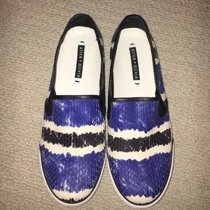 alice + olivia slip ons