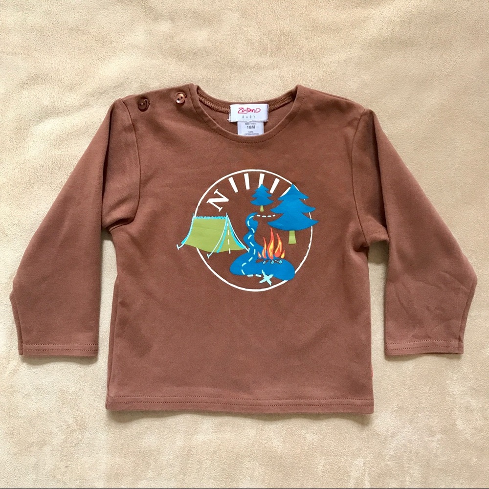 Zutano Yosemite Long Sleeve Tee (Boys 18 Months)