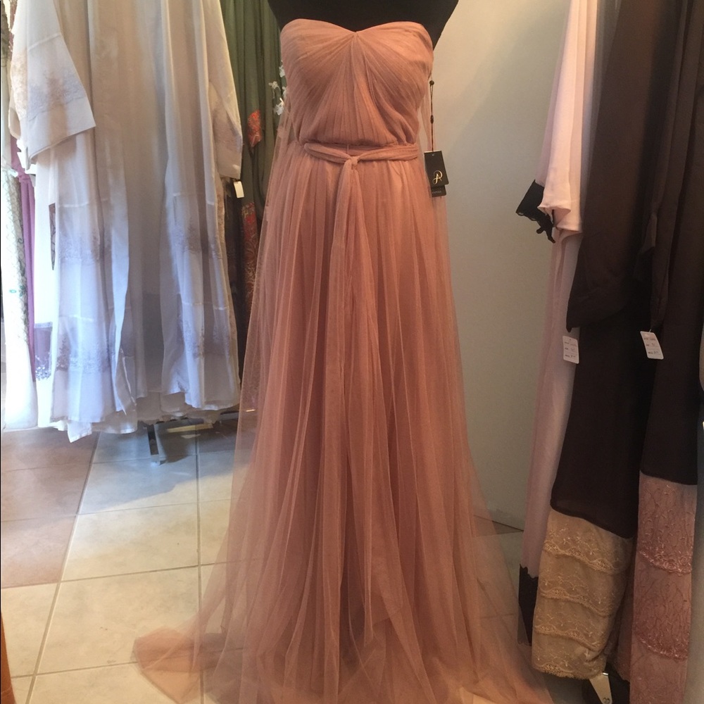 Adrianna Papell Blush Gown Tulle Prom, 04