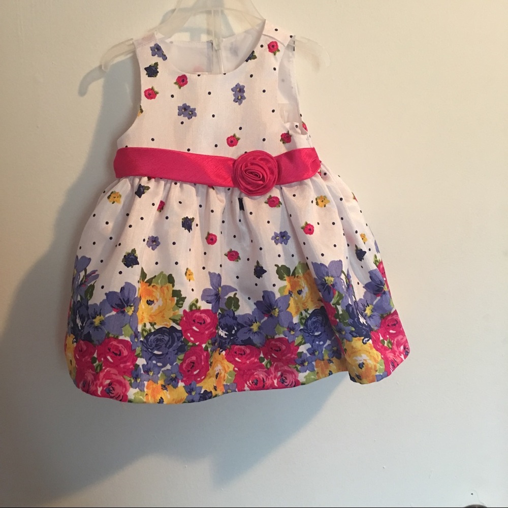 Baby girls Flower Dress - Picture 1 of 4