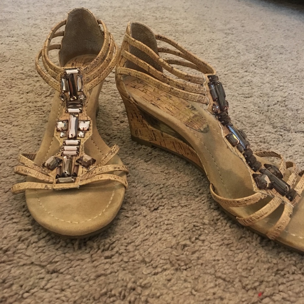 SOLD❌Embellished Heeled Sandal❌