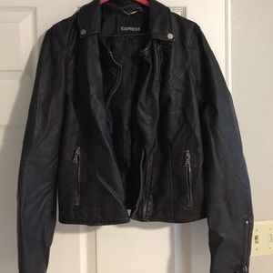 Express leather jacket
