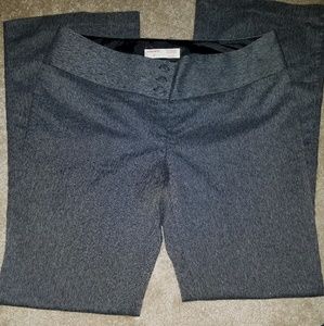GREY FLARE LEG SLACKS