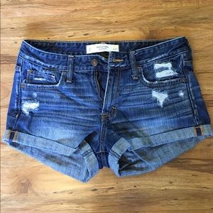 Size 4 Abercrombie & Fitch denim shorts