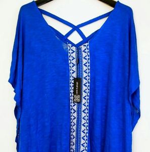 Women's NEW top size M / blue blouse 🌸