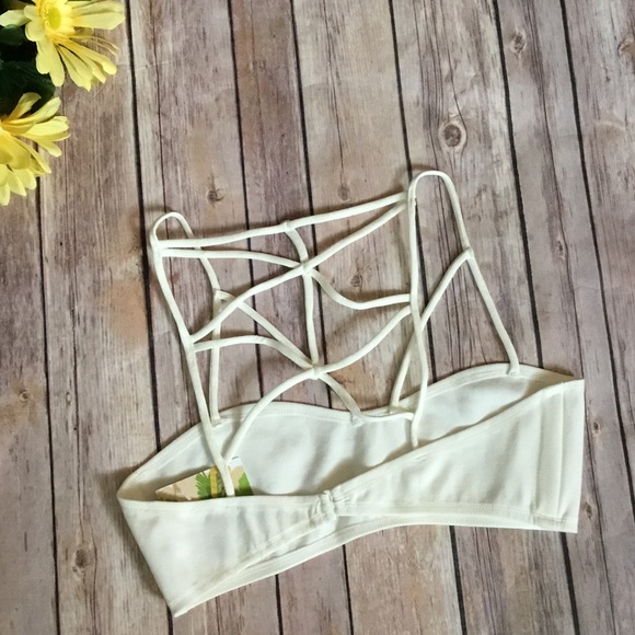 White Strappy Bralette - Picture 4 of 8