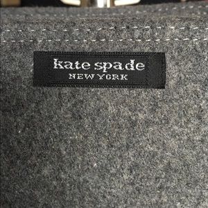 Kate Spade Felt Gray Handbag