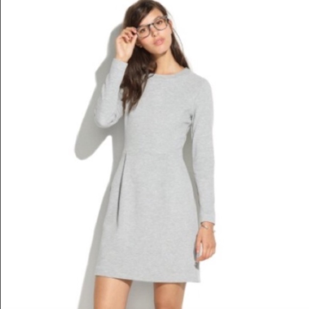 Madewell light grey dress