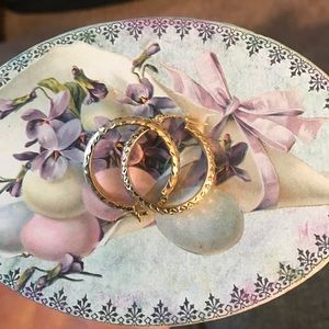 14k gold hoop earrings