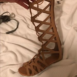 Lace up sandals