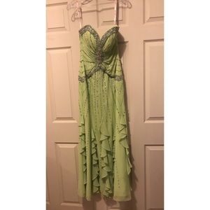 Lime Green Evening Gown