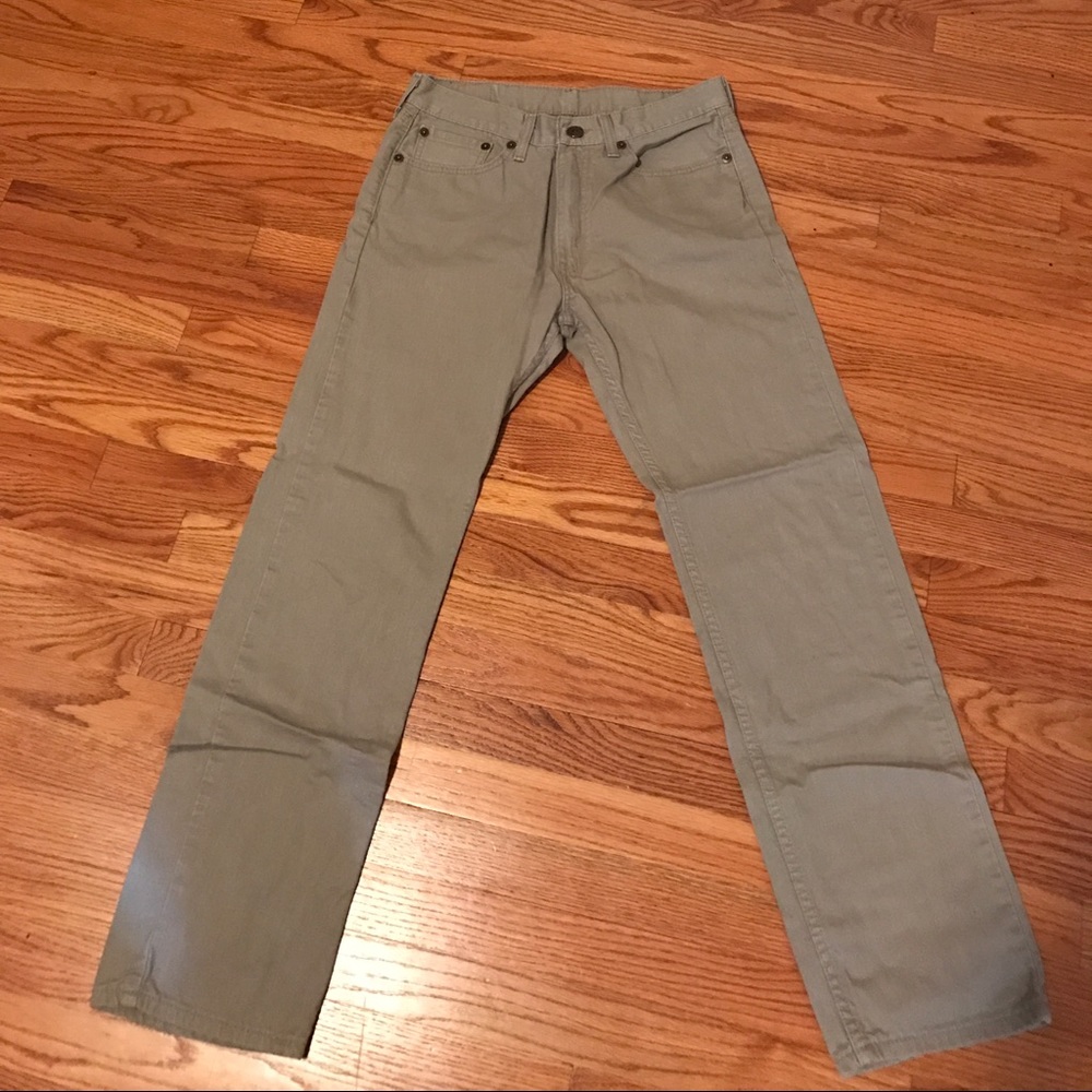 Levi's 505 Straight khaki jeans 32x32