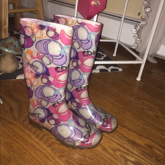 Coach Shoes - Coach Rainboots Size 6