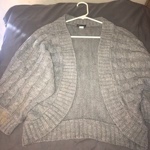 Gray "Wet Seal"  Sweater Cardigan Size Small
