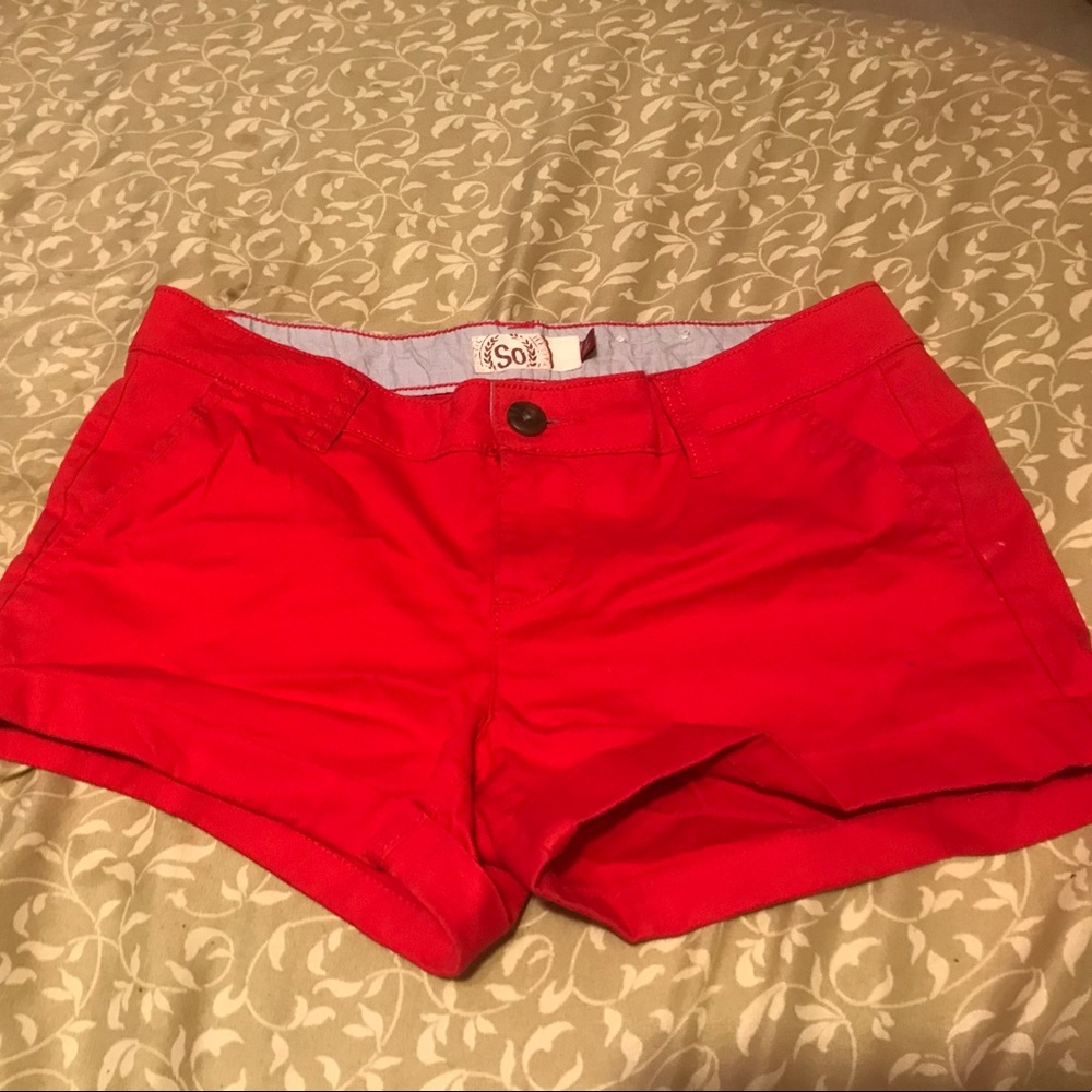 Red Short Shorts