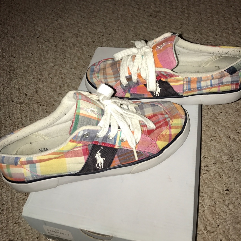 Ralph Lauren Plaid shoes