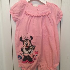 Adorable Minnie Mouse romper