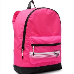 Pink backpack