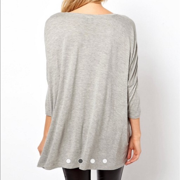 ASOS asymmetrical long sleeve top - Picture 2 of 3