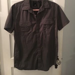 Men's short sleeved button down