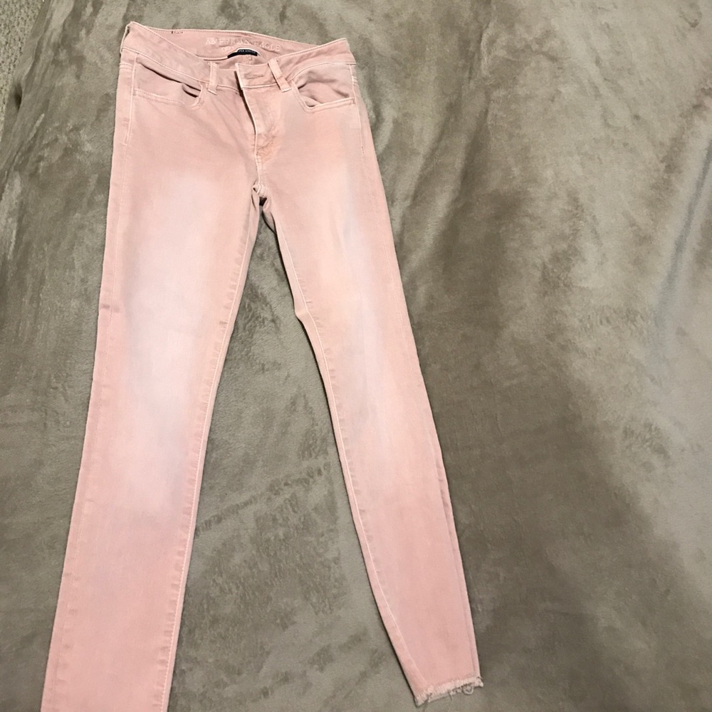 Blush pink American Eagle Crop pants