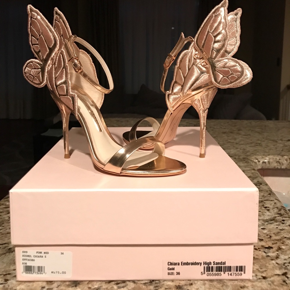 Sophia Webster Chiara Embroidery High Sandal
