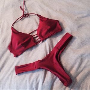 Red Thong Bikini Set BRAND NEW!