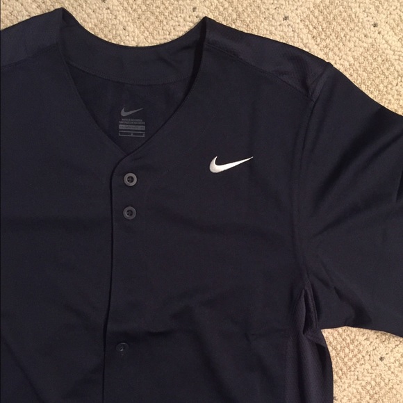 LAST ONE: Nike Men Baseball Jersey - Navy NWT - XL - Picture 3 of 7