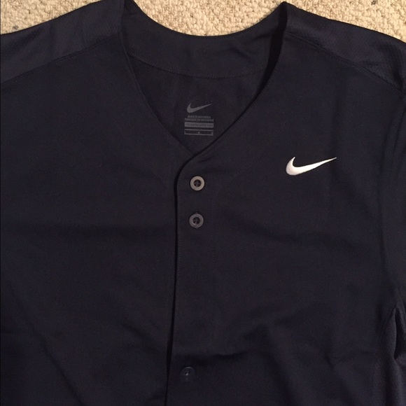 LAST ONE: Nike Men Baseball Jersey - Navy NWT - XL - Picture 4 of 7