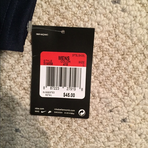 LAST ONE: Nike Men Baseball Jersey - Navy NWT - XL - Picture 6 of 7