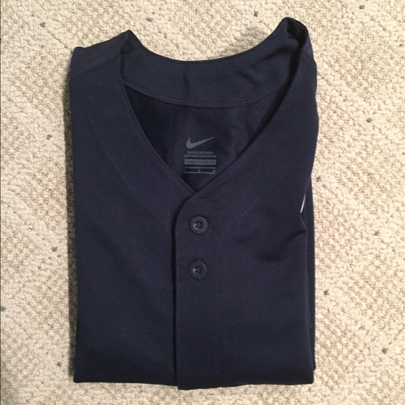 LAST ONE: Nike Men Baseball Jersey - Navy NWT - XL - Picture 7 of 7