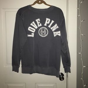 PINK crew neck sweatshirt