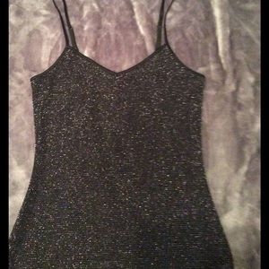 Black Sparkle Camisole Top
