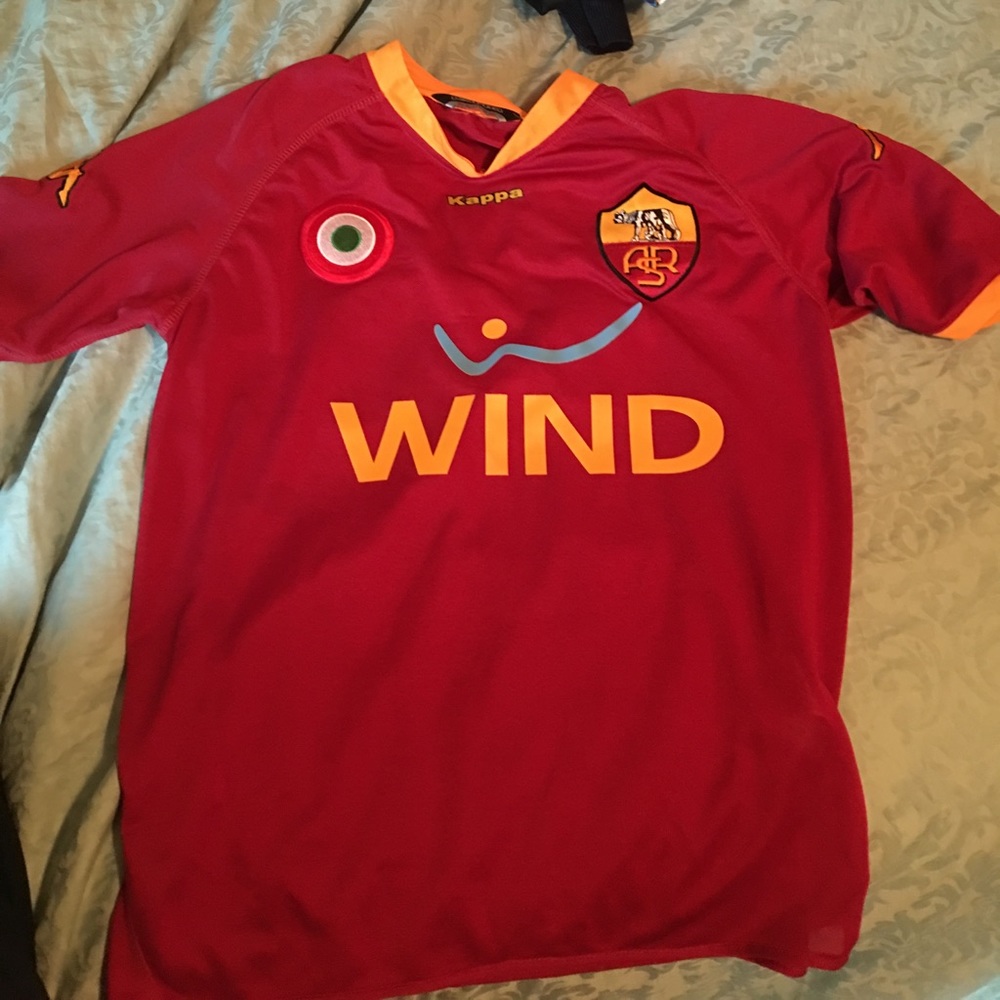 Kappa AS Roma Francesco Totti Soccer Jersey