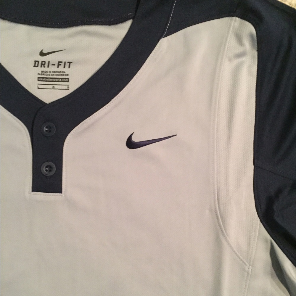 LAST ONE: Nike Men DriFit Baseball Jersey - NWT - Picture 3 of 7