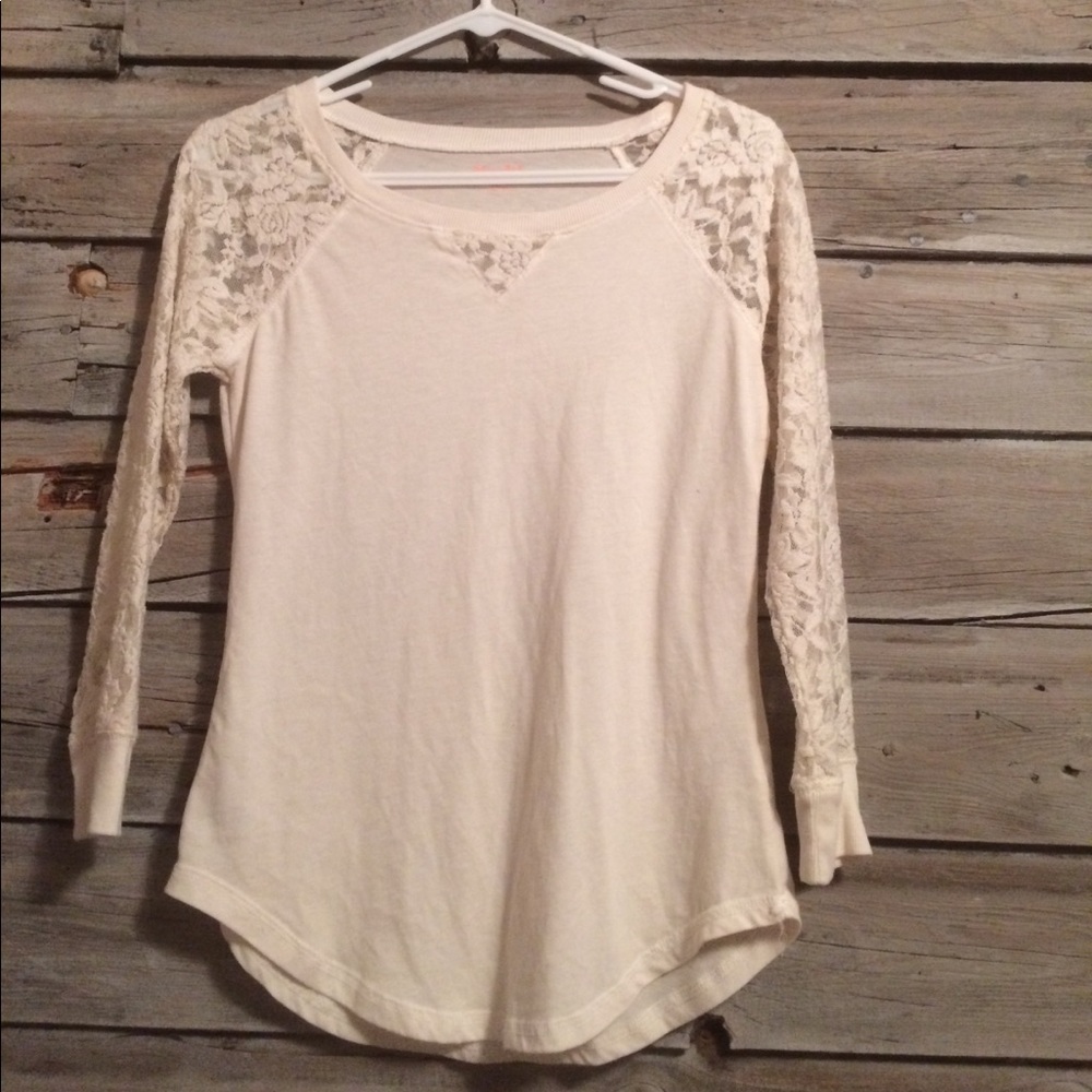 Lace Sleeve Shirt