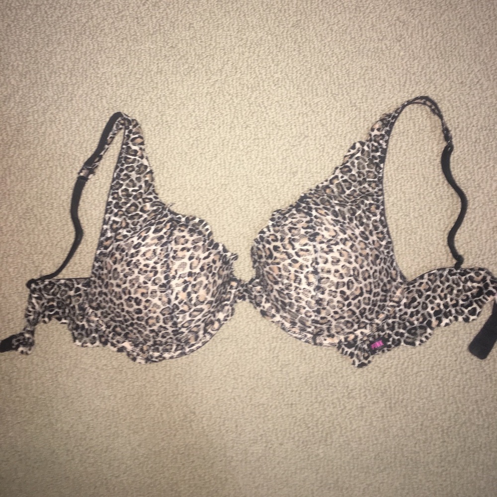 Victoria's Secret lace cheetah bra 36B