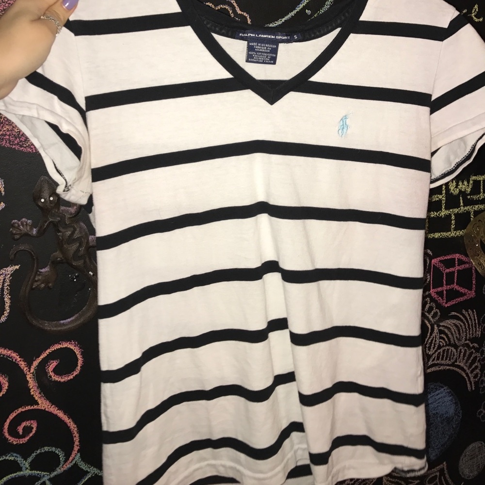 Ralph Lauren sport stripped top!!