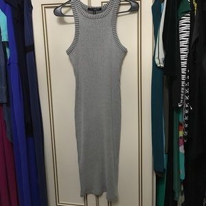 Gray sleeveless dress