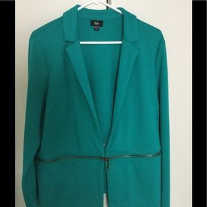 Teal/Blue Zip Blazer