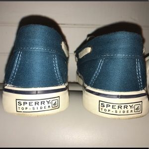 SPERRY Top Siders TEAL size 8