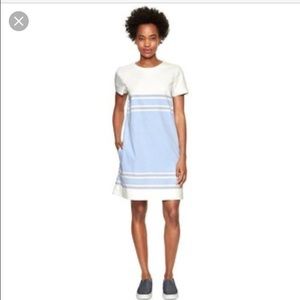 Gap Striped Oxford Shift Dress - Blue